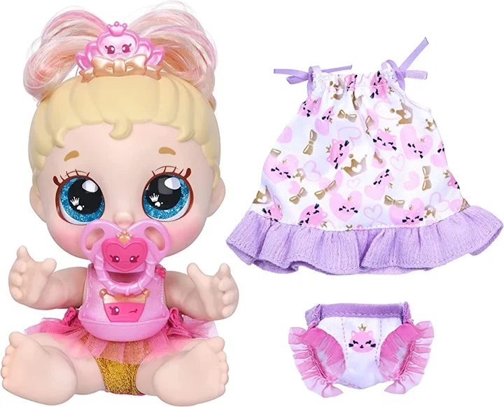 Набор Кинди Кидс Королевская Семья от Kindi Kids Moose Toys Ароматизированная Тиара Спарклс с сетренкой - изображение 2
