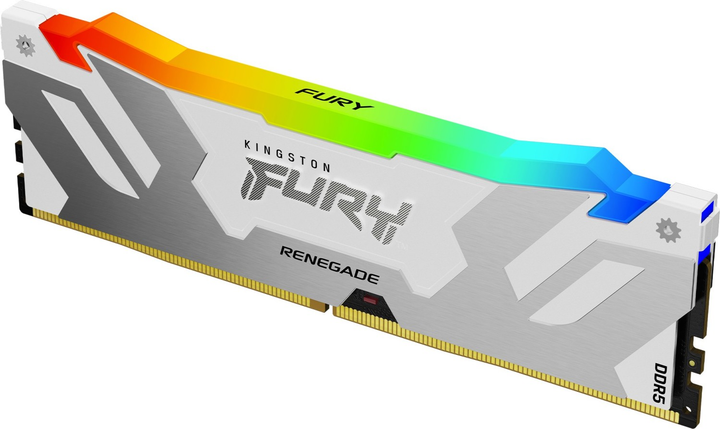 Pamięć RAM Kingston FURY DDR5-8400 24576MB PC5-67200 Renegade RGB White (KF584CU40RWA-24) - obraz 2