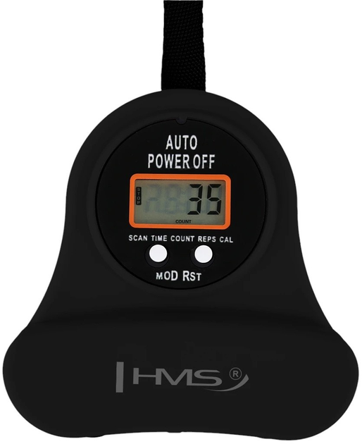 Hula-hop HMS HHM13 z magnesami, obciążnikiem i licznikiem czarno-złoty (5908261681622) - obraz 8