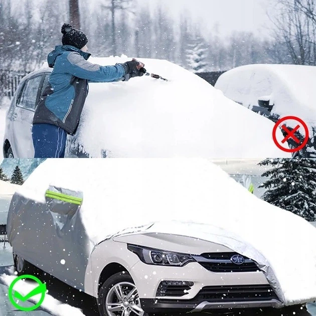 Захисний чохол для автомобіля ETiME 540 х 175 х 120 см зі світловідбивними смугами - зображення 3