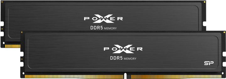 Оперативна пам'ять Silicon Power DDR5-6400 32768MB PC5-51200 (Kit of 2x16384) XPOWER Pulse Gaming Black (SP032GXLWU64AFDJ) - зображення 1