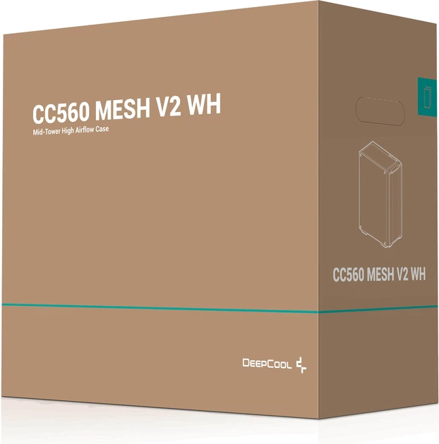 Корпус DeepCool CC560 Mesh V2 White (R-CC560-WHAMA4-G-2) - зображення 12