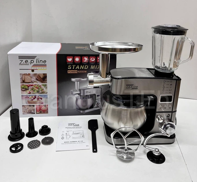 Миксер 7в1 Zepline ZP-135 4200 Вт, чаша миксера 6 л, чаша блендер