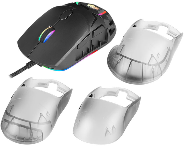 Миша Tracer GameZone Neon RGB Black (TRAMYS47400) - зображення 3