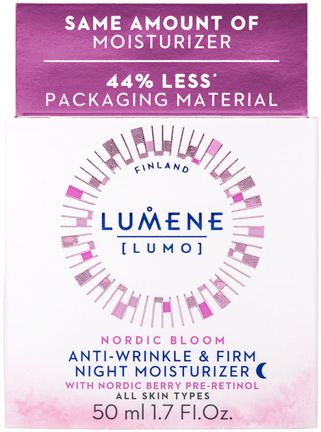 Krem do twarzy na noc Lumene Nordic Bloom Lumo Moisturizer przeciwzmarszczkowo-ujędrniający 50 ml (6412600849851) - obraz 2