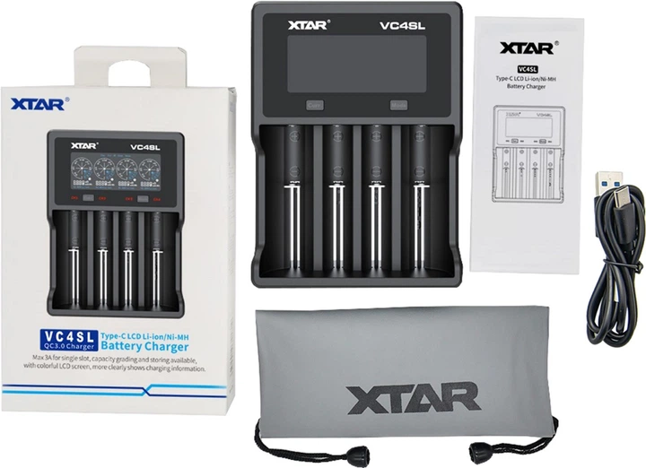 Ładowarka XTAR VC4SL Li-Ion/NiMH/Ni-Cd (6952918344339) - obraz 9