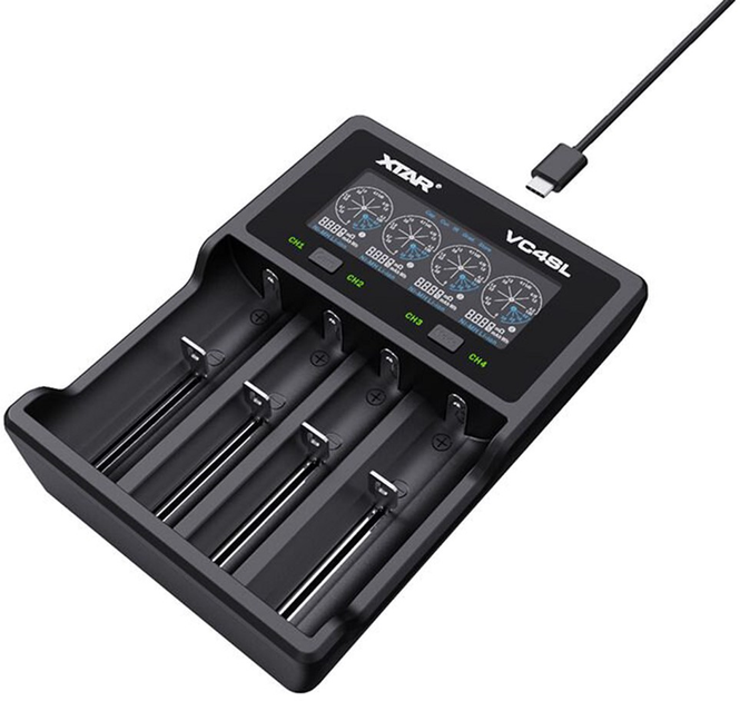 Ładowarka XTAR VC4SL Li-Ion/NiMH/Ni-Cd (6952918344339) - obraz 3