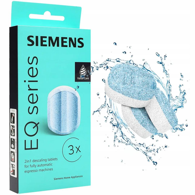 Набір таблеток для кавомашини Siemens (від накипу Siemens TZ80002A і від масел Siemens TZ80001A) - зображення 5