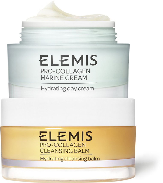 Набір косметики для догляду Elemis The Pro-Collagen Perfect Partners Бальзам глибокоочисний 50 г + Денний крем 50 мл (641628892044) - зображення 3