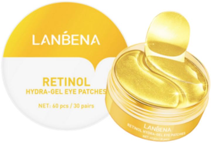 Płatki pod oczy Lanbena Retinol hydrożelowe z retinolem 60 szt (6970470531165) - obraz 2