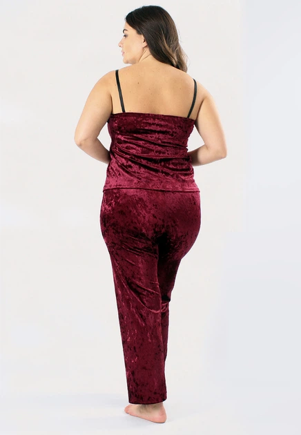Комплект одежды Хлоя Батал Ghazel 17111-11/88 Черный/Бордовый 60 - Фото 6 Комплект одежды Хлоя Батал Ghazel 17111-11/88 Черный/Бордовый 60 - изображение 6