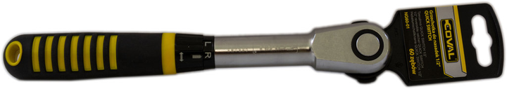 Рукоятка с храповым механизмом 1/2'', 60 зубов Coval QUICK SWITCH - изображение 1