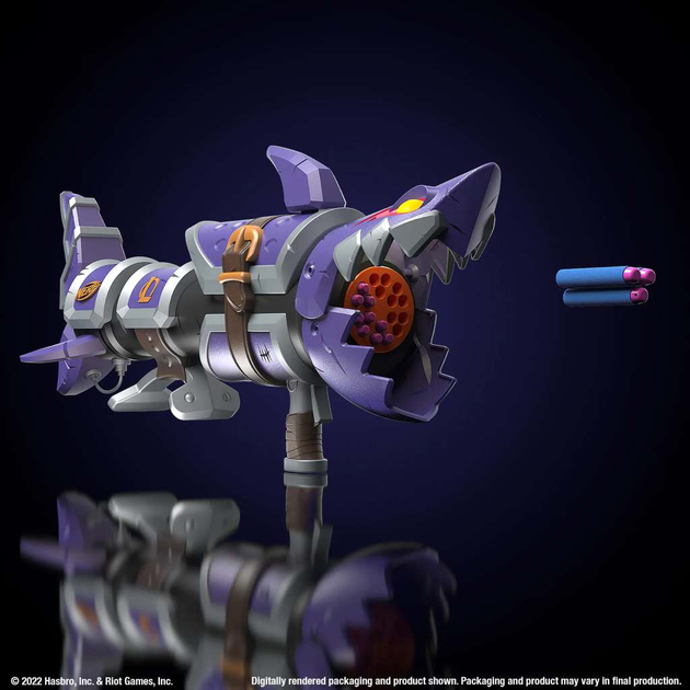 Blaster Hasbro Nerf League of Legends Fishbones 93 cm F6382 (5010996191298) - obraz 4