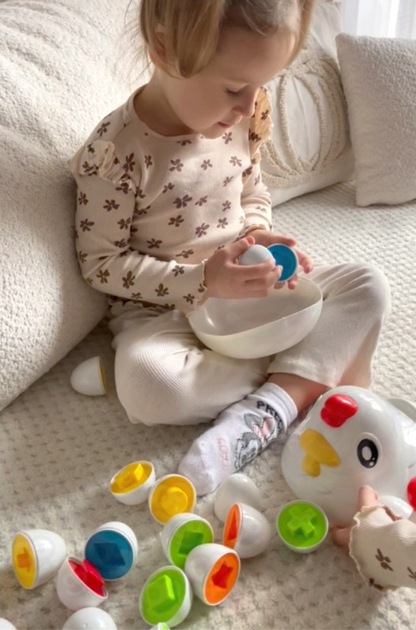 Sorter Woopie Edukacyjna kurka Montessori nauka kształtów (5906280652012) - obraz 8