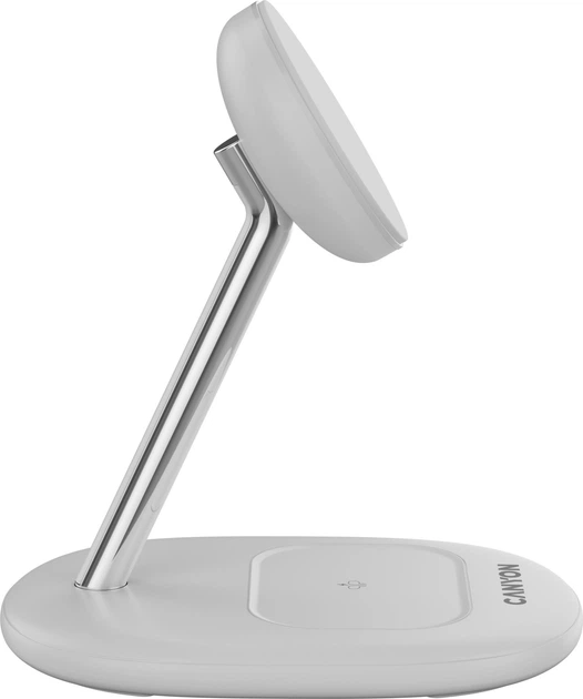 Ładowarka bezprzewodowa Canyon WCS-205 15 W Qi2 2-w-1 White (CNS-WCS205WW/A) - obraz 5
