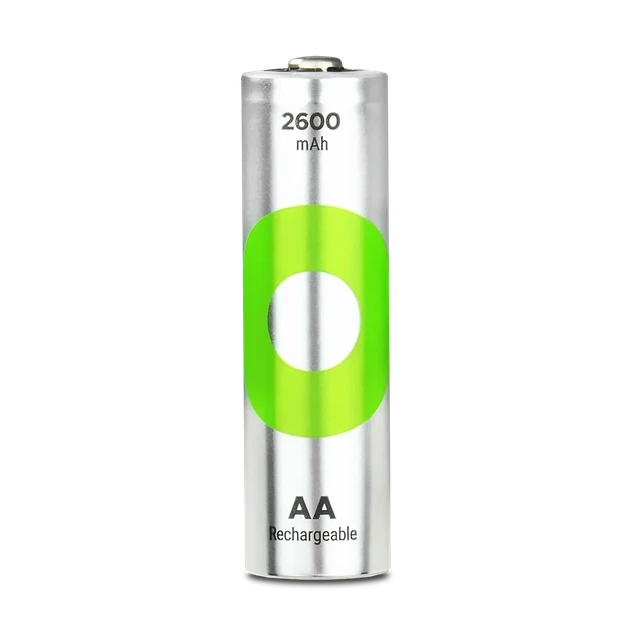 Акумулятори R6 2600 mAh - 4 штуки, GP Recyko АА, 1.2V, пластиковий бокс - зображення 4
