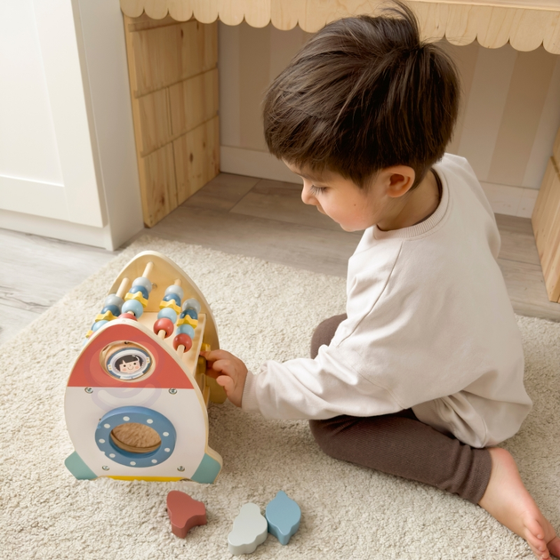 Sorter Tooky Toy Kosmiczna rakieta (6976831551193) - obraz 7