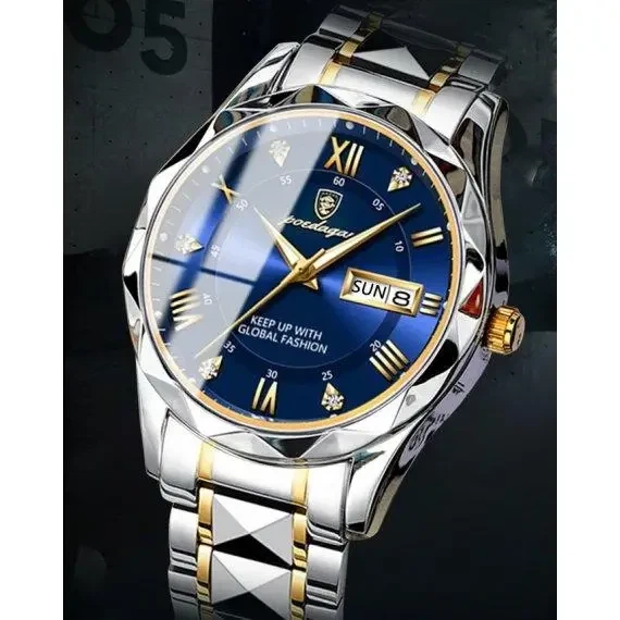 Мужские часы Poedagar Stava Blue / Классические наручные часы - изображение 3