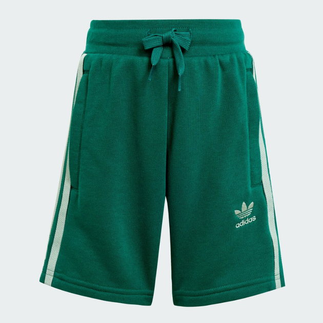Дитячий літній комплект (футболка + шорти) Adidas Short Tee Set JC9159 98-104 см Зелений/Білий/Сріблястий (4067902619620) - зображення 8