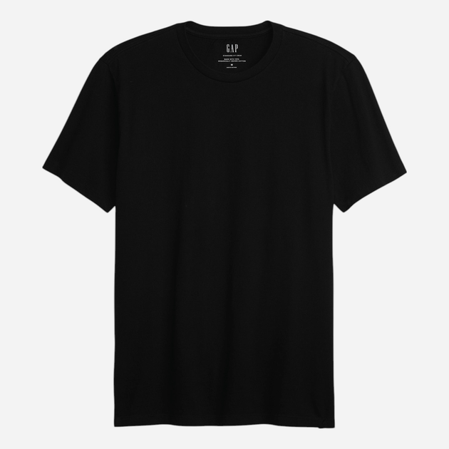 T-shirt męski długi bawełniany GAP 440775-02 S Czarny (1200034719179) - obraz 4