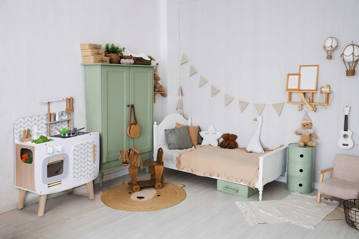 Дитяча дерев'яна кухня EcoToys ретро з аксесуарами W10C863 (5905817003969) - зображення 7