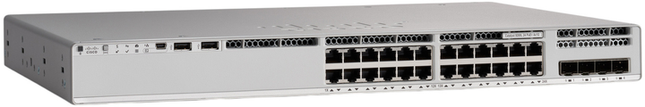 Switch Cisco Catalyst 9200L 24-port PoE+ 4x1G uplink, Network Essentials (C9200L-24P-4G-E) - obraz 2