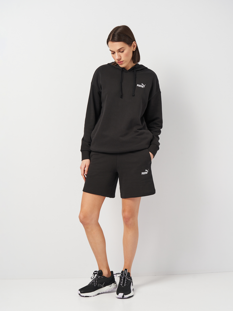 Спортивный костюм женский Puma Short Hooded Relaxed Sweat Suit 7" Tr Op 68507601 XXS Black (4067983604416) 