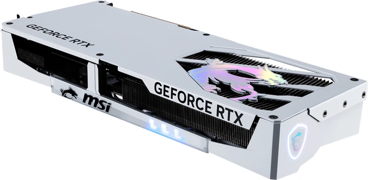Karta graficzna MSI PCI-Ex GeForce RTX 5070 Gaming Trio OC White 12GB GDDR7 (192bit) (2625/28000) (HDMI, 3 x DisplayPort) (RTX 5070 12G GAMING TRIO OC WHITE) - obraz 2