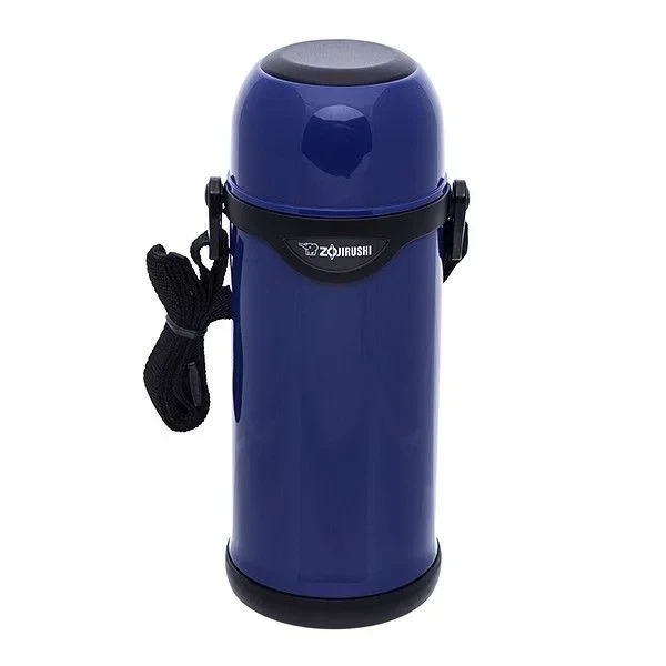 Японский термос переносной Zojirushi SJ-TG08AA 0.8 литра с ремешком синий, 1678.03.01 - изображение 5