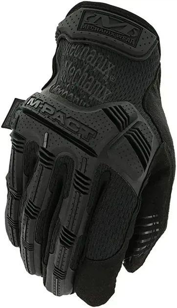 Армейские военные перчатки всу чёрные усиленные тактические Mechanix M-Pact полнопалые, 895378 Black-XL - изображение 14