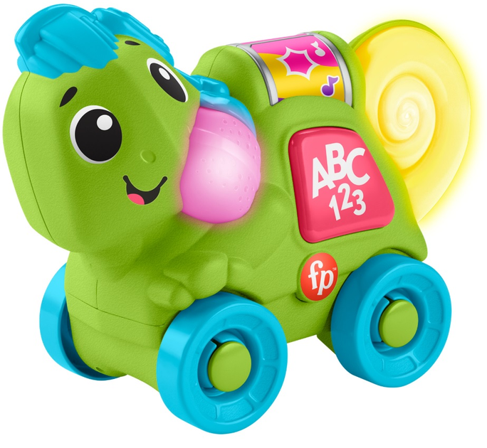 Interaktywna zabawka dla maluchów Fisher-Price Link Squad Kameleon Znawca kolorów (0194735250035) - obraz 2