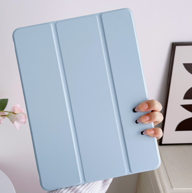 Чехол-книжка CDK для Apple iPad 11" A16 2025 | Экокожа силикон Corner Smart Case Стилус (015522) (white ice) - Фото 5 Чехол-книжка CDK для Apple iPad 11" A16 2025 | Экокожа силикон Corner Smart Case Стилус (015522) (white ice) - изображение 5