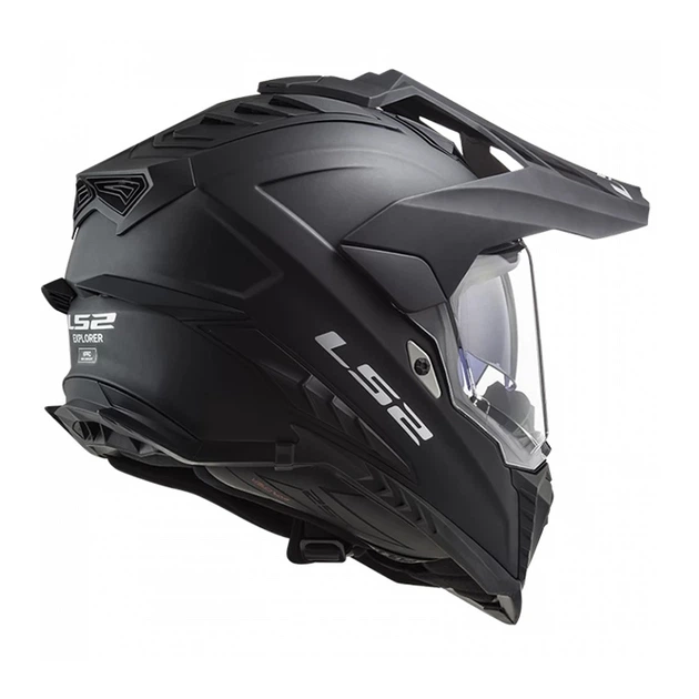 Мотошолом LS2 MX701 Explorer Solid Matt Black - XXL - зображення 2