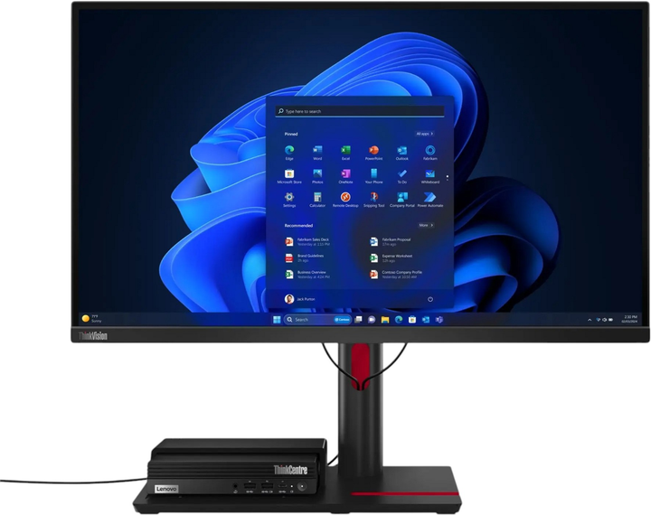 Комп'ютер Lenovo ThinkCentre M75q G5 (12RQ0013PB) Black - зображення 7