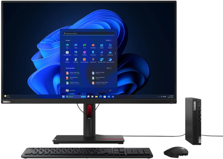 Комп'ютер Lenovo ThinkCentre M75q G5 (12RQ0013PB) Black - зображення 9