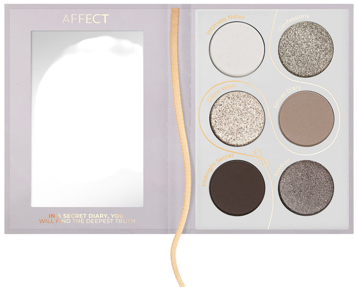 Paleta cieni do powiek Affect Secret Diary mini 6 g (5906118462226) - obraz 1