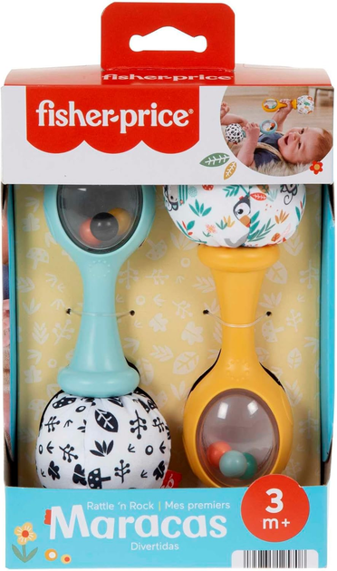 Брязкальце Fisher-Price Маракаси HMF34 (0194735125708) - зображення 1