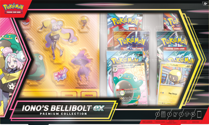 Gra karciana Pokémon TCG: Iono’s Bellibolt ex Premium Collection (196214109315) - obraz 4