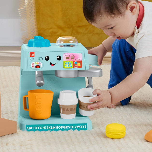 Ігровий набір Fisher-Price Laugh & Learn Кавоварка HYT02 (0194735254804) - зображення 4