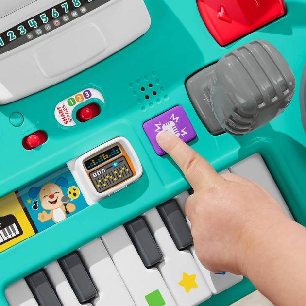 Музичний столик Fisher-Price Інтерактивний Mix & Learn DJ Table HRB60 (0194735171903) - зображення 4