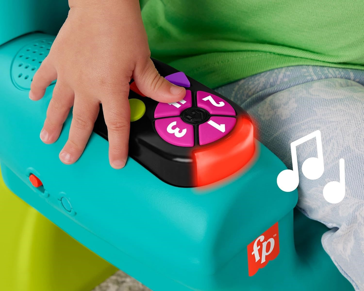 Інтерактивна іграшка Fisher-Price Laugh & Learn Музичне Крісло HYR96 (0194735254743) - зображення 5