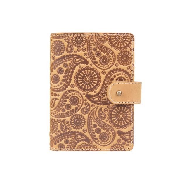 Шкіряний портмоне для паспорта / ID документів HiArt PB-03S/1-S18-0935-T004 Shabby Honey "Buta Art" - Фото 1 Шкіряний портмоне для паспорта / ID документів HiArt PB-03S/1-S18-0935-T004 Shabby Honey "Buta Art" - зображення 1