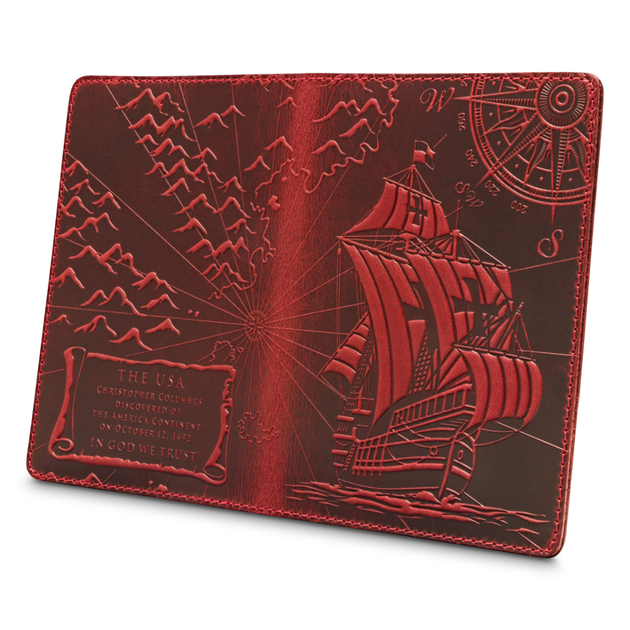 Обложка для паспорта HiArt PC-01-S18-1440-T003 Shabby Red Berry "Discoveries" - изображение 5