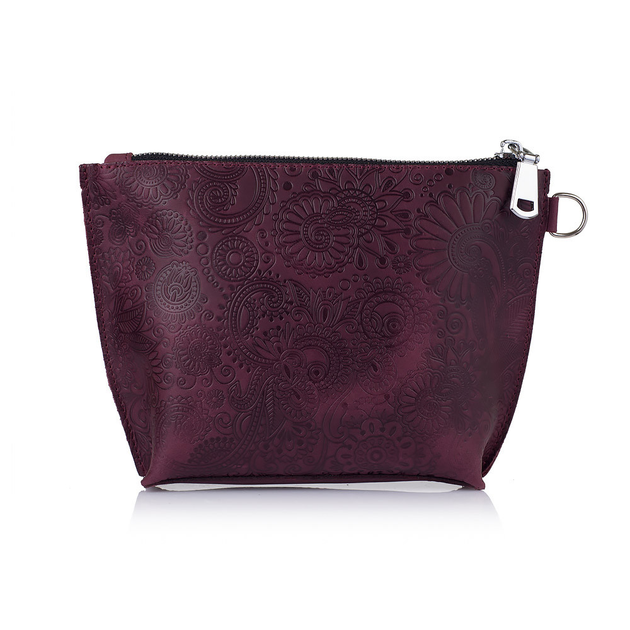 Косметичка HiArt CB-01-S19-1621-T005 Shabby Plum "Mehendi Art" натуральная кожа - Фото 1 Косметичка HiArt CB-01-S19-1621-T005 Shabby Plum "Mehendi Art" натуральная кожа - изображение 1