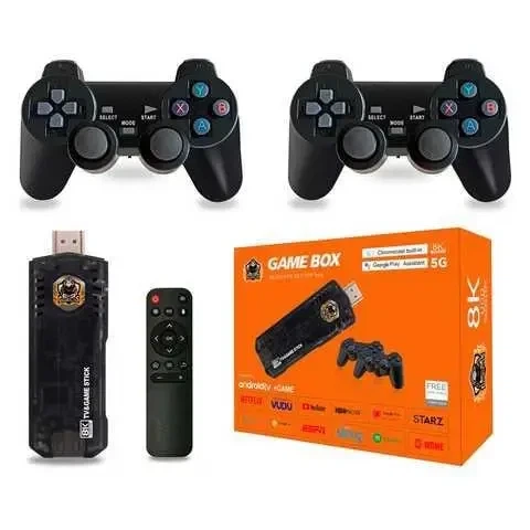 Игровая консоль приставка Game Box TV STICK 5G два джойстика 9402 - Фото 1 Игровая консоль приставка Game Box TV STICK 5G два джойстика 9402 - изображение 1