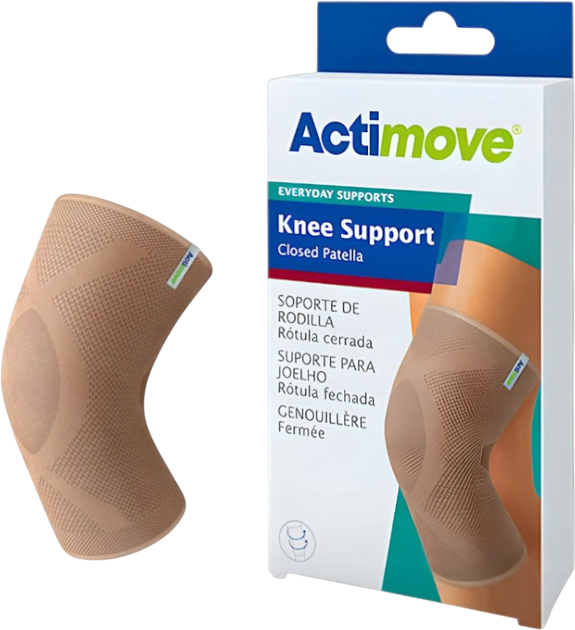 Bandaż Actimove Knee Support rozmiar S Beige (4042809670776) - obraz 1