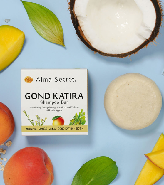 Твердий шампунь Alma Secret Gond Katira 85 г (8436568713595) - зображення 4