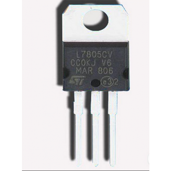 L7805CV, Стабилизатор напряжения +5В, 1.5А, 4%, (0°C...+125°C), TO-220 - изображение 2