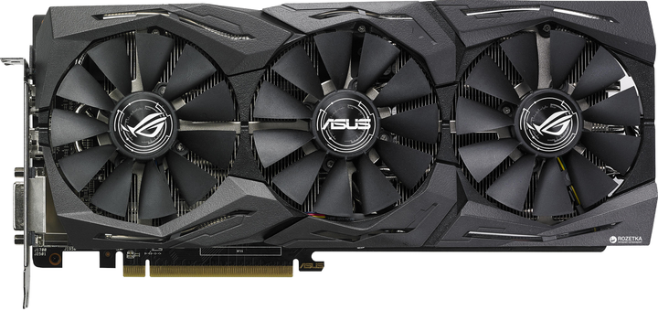 Видеокарта Asus PCI-Ex Radeon RX580 ROG Strix 8GB GDDR5