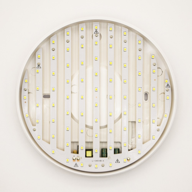 Світильник світлодіодний настінно-стельовий LUMINARIA NLR 18W 220V IP44 5000K - зображення 6